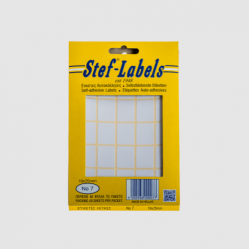 STEF ΕΤΙΚΕΤΤΕΣ ΑΥΤΟΚΟΛΛΗΤΕΣ 019x025mm 30/Φ. ΛΕΥΚΕΣ 40Φ. STEF ΕΤΙΚΕΤΤΕΣ ΑΥΤΟΚΟΛΛΗΤΕΣ 019x025mm 30/Φ. ΛΕΥΚΕΣ 40Φ.